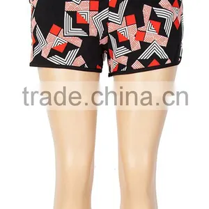 LADY'S PRINTED KNITTED SHORTS thumbnail-2