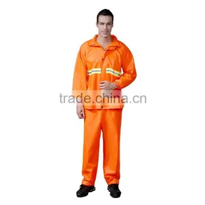 Traffic Orange Rain Suit thumbnail-3