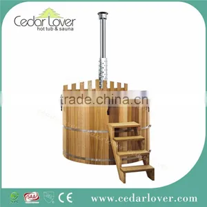2 Person Outdoor Wooden Spa Bathtub thumbnail-1