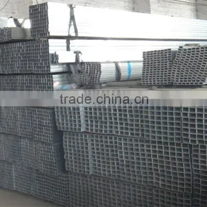 19*38mm,40*40mm,50*50mm Galvanized Steel Pipe thumbnail-1
