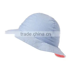 New Fashion Summer Boys Cute Wide Brim Bucket Hats thumbnail-3