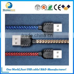 Super Speed Colorful Nylon Braided Remax Micro Usb Cable for Iphone and Samsung thumbnail-2