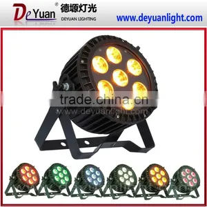 7pcs 12w 6in1 Quad Outdoor Par Light China Ip65 Waterproof Mini Led Lights thumbnail-4