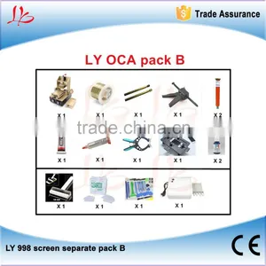 LY 998 Screen Separate Pack B OCA Pack B OCA Solution B for 9 Inch Mobile Screen Repair thumbnail-1