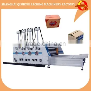 Semi Automatic Chain Feeding Flexo Ink Printing Slotting Machine thumbnail-1