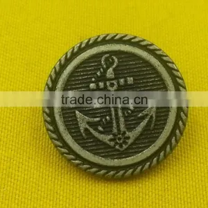 Anchor Logo Metal Shank Button For Jacket or Coats --- MJ1160 thumbnail-5