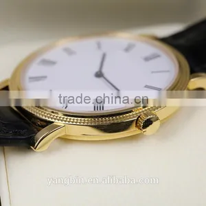 2015 Hot Selling Genuine Leather Watch for Men thumbnail-6