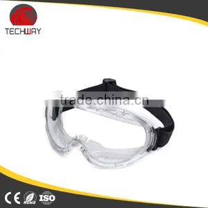 Fashional Elastic Safety Goggles Adjustable PC CE EN166 Safety Glasses thumbnail-1