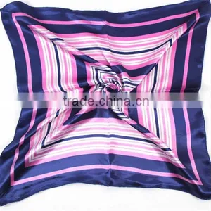 Factory Price Cheap Gift Silk Chiffon Custom Silk Scarf as Promotional Gift thumbnail-5