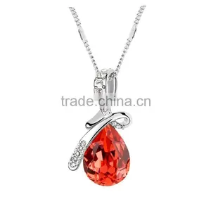 Meaningful Pendant Necklace Ruby Beads Necklace Design thumbnail-1