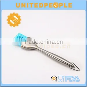 Hot Sales Matted Stainless Steel Handle Silicone Pastry Brush thumbnail-1