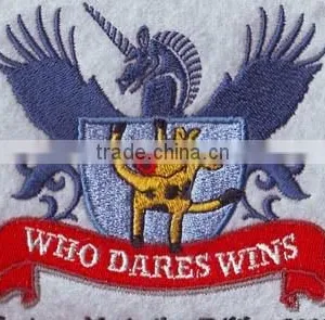Wholesale Beautiful High Quality Banner Badges,100% Custom Embroidery Patch thumbnail-2
