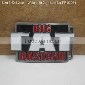 Factory Wholesale Metal Name Plate Belt Buckles Western Plate Buckle thumbnail-3