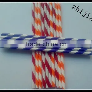 Plastic Striped Acrylic Straws of Drinking thumbnail-1