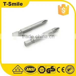 1/4" Screwdrver Bits S2 Material Slotted Phillips Hex Pozi Screwdriver Bit thumbnail-1