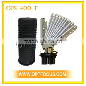 Dome Type Shrinkable Seal 1 Oval Port+5 Small Port 216 Fibers With a Storage Basket to Manage the Extra Fiber thumbnail-1