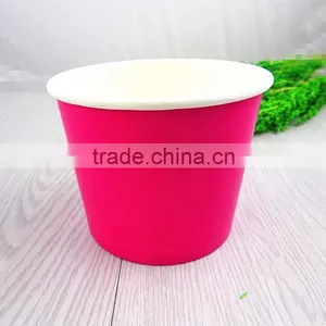 16oz 520ml Disposable Color Printed Ice Cream Food Grade Paper Cup Manufacturer in China thumbnail-1