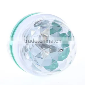 3W RGB Multi Color Auto Rotating Led Crystal Magic Disco Ball Light Bulb Quality Choice thumbnail-3