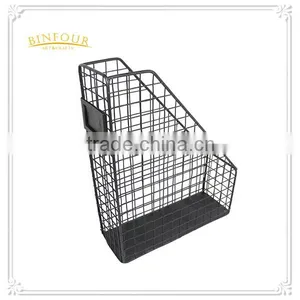 Hot Sale Factory Supply Wire Metal Magazine Rack thumbnail-1