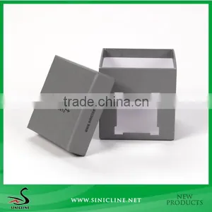 Sinicline Small Cube Decorative Cardboard Boxes With PVC Window thumbnail-1