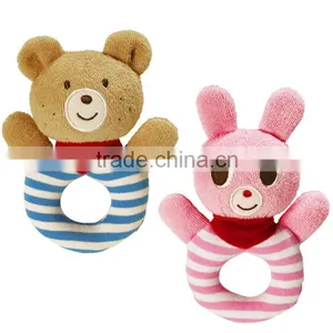 Soft Plush Animal Baby Rattle Noise Maker Squeaky Toy thumbnail-2