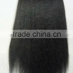 Hot Selling Lace Wig Brazilian Hair Yaki Hair in Lace Wigs Made in China thumbnail-1