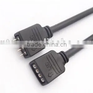 LED 4P Round Cable, LED 4P Plug Cord, LED 4P Cable thumbnail-1