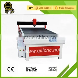 Cut & Engrave Advertisement Materials Engraving Machine QL-1224 Cnc Router Machine With Ncstudio Control System thumbnail-3