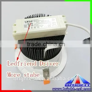 Latest Wholesale Prices Epista Chip 100lm/w 20W 3"/4"/6"/8" IP40 SMD/COB LED Recessed Downlight thumbnail-4