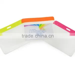Clear PVC ID Card Working Card Badge Holder thumbnail-6