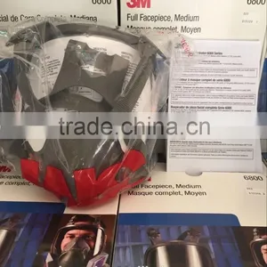 3M 6800 Reusable Silicone Medium Military Gas Mask thumbnail-2