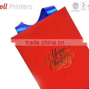 Christmas Paper Bag With Gold Foiling From India thumbnail-1