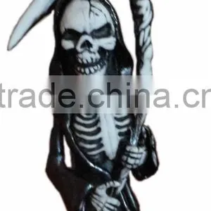 Figurine Shaped Hand Crafted Smoking Pipes - Grim Reaper thumbnail-1