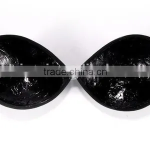 Factory Sales Comfortable Wireless Black Sponge Bra Invisible Girls Sexy Nipple Bra thumbnail-3