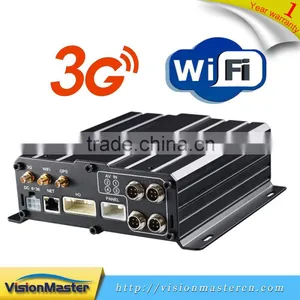 4ch 2TB HDD 720P Free CMS Software Mobile DVR With WIFI 4G Sim Card thumbnail-3