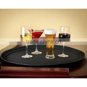 Manufacturer 27 * 22 Inch Fiberglass Oval Non Slip Serving Tray thumbnail-2