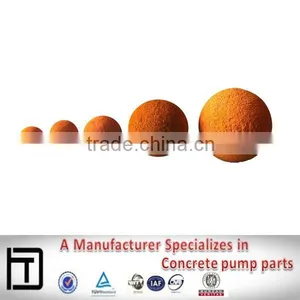 DN125 Rubber Sponge Ball for Concrete Pump Pipe thumbnail-5