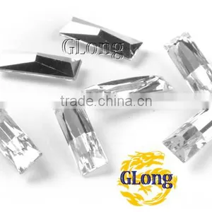 8*24mm Acrylic Point Back Rectangular Mix Color Bling Rhinestone&Crystal For Stylish Bags Garment Shoes #GY014-24P(Mix-s) thumbnail-3