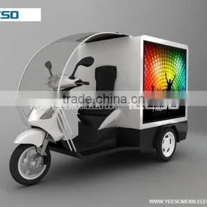 Fresh Forged Advertising Scooter With Speakers and LED Display: YES-M1 thumbnail-3