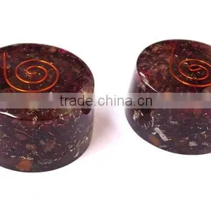 Garnet Orgonite Tower Buster : Energetic Space Protectors thumbnail-4