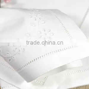 Hand Embroidery Napkin,hemstitch Napkin,linen Napkin thumbnail-5