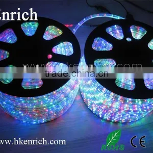 (red, Yellow, Blue, Green, White) 2 Wires Round LED Rope thumbnail-1