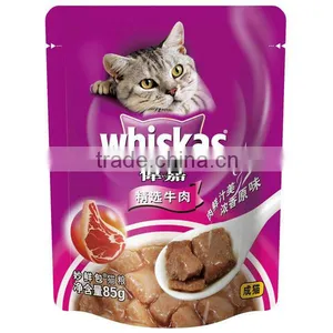Cat Food Stand up Packaging Bag With Tear Notch thumbnail-1
