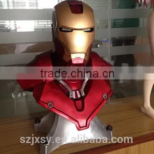 Fiberglass Resin Charactor Life Size Ironman Bust thumbnail-2