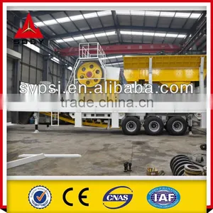 Mytext Economical and Portable Mobile Jaw Stone Crushing Plant/ Portable Crushing Plant/Movable Crushing Plant thumbnail-1