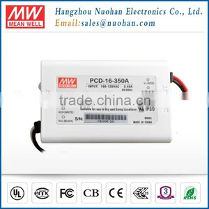Meanwell 16W 350mA AC Phase-cut Dimming Led Driver/16W Single Output AC Dimmable LED Power Supply /16w Led Driver thumbnail-1