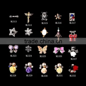 Various Choice 3d Nail Decoration Nail Alloy Jewelry ML171-ML612 thumbnail-2
