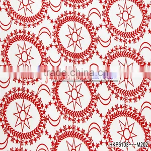 Popular Items For Geometric Fabric Red Milk Silk Geometric Patterns Blockbuster Lace Embroidery High-grade Fabrics thumbnail-1