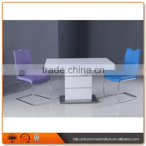 Hot Sell White High Gloss Dining Table thumbnail-1