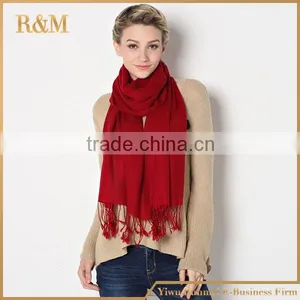 Custom Design Pashmina Lady Scarf Stock Online Wholesale thumbnail-3